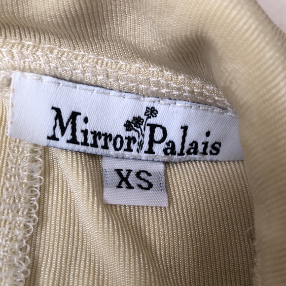 Mirror Palais Yellow Collard Top - Picture 4 of 8
